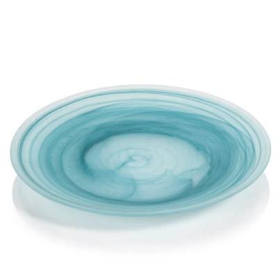 Small Barren Alabaster Glass Plate