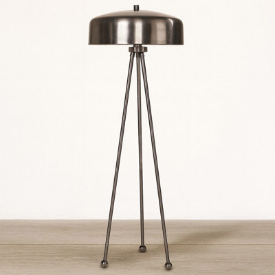 Metal Floor Lamp With Metal Shade