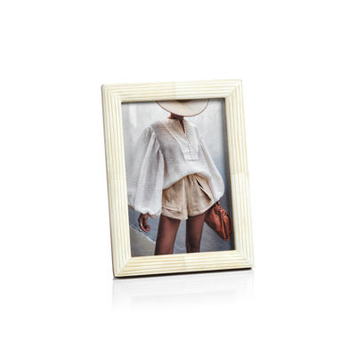 Palomar White Bone Photo Frame