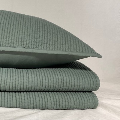 Maddie Channel Stitch 26x26 Euro Sham