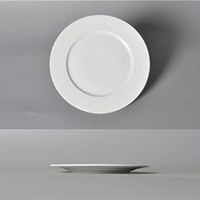 Porcelain Texture Border 10.7in Plate