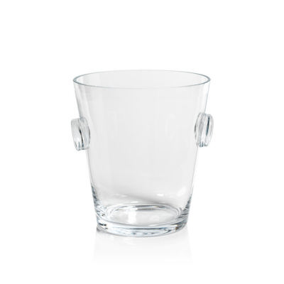 Small Ermont Beveled Glass Ice Bucket / Cooler
