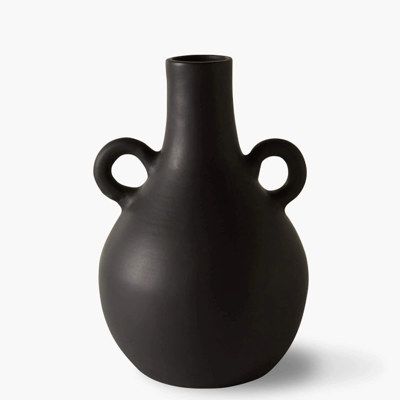 Tuscan Double Handle Clay Artisan Vase