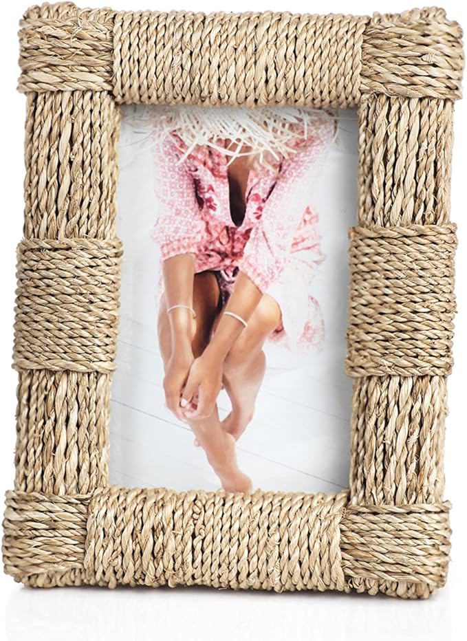 Abaca Rope Photo Frame Natural