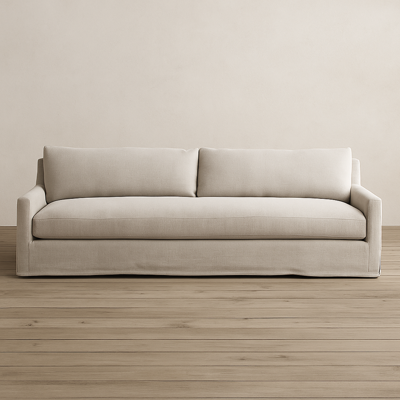 Linen Slipcover Sofa