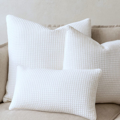 Jacquard Waffle Cushion