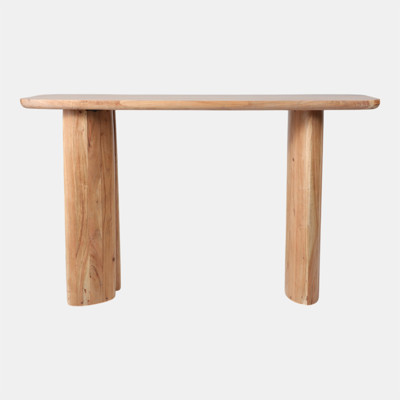 Acacia Curved Leg Console Table