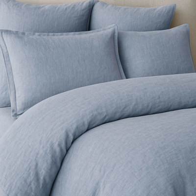Linen | Cotton Blend Solid Duvet Set