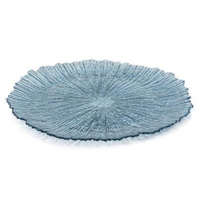 Axel Icy Sapphire 12.75″ Glass Platter