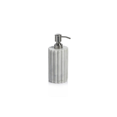 Calabria Fluted Marble Soap / Lotion Dispenser